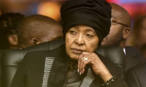 Madikizela-Mandela at Nelson Mandela’s memorial service in December 2013