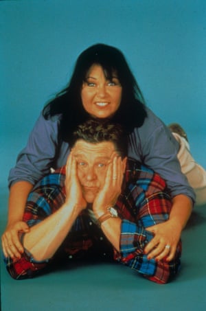 Roseanne Barr and John Goodman.