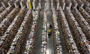 Amazon’s distribution centre in Phoenix, Arizona.