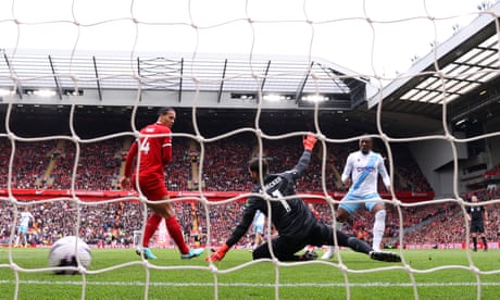 Liverpool suffer huge blow to title hopes after Eberechi Eze gives Palace win