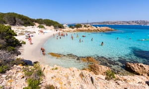 A beach on La Maddalena, Sardinia.