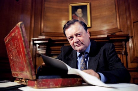 Chancellor Kenneth Clarke in 1996.