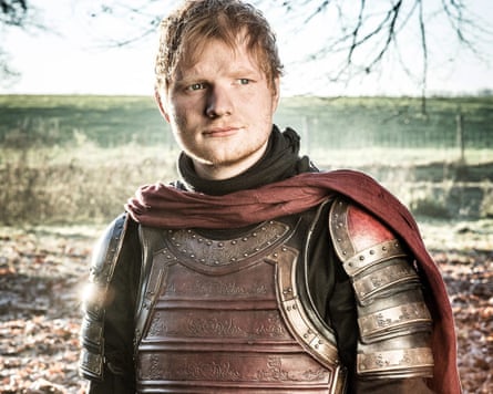 Ed Sheeran in Game of Thrones.