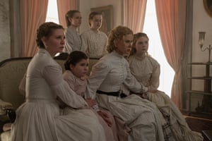 The Beguiled stars Coppola favourite Kirsten Dunst, left, and Nicole Kidman, centre.