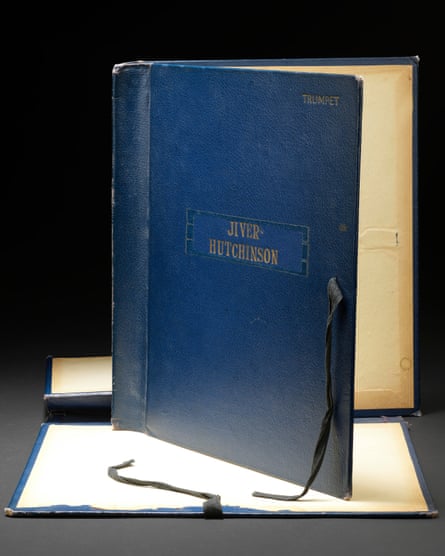 Folder for sheet music owned by Leslie “Jiver” Hutchinson (1930s)