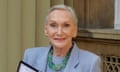 Sian Phillips poses after she was made a Dame Commander of the British Empire in 2016