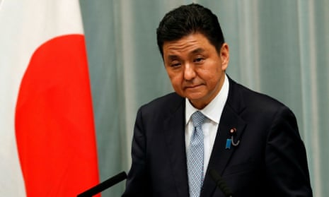 Japan's defence minister, Nobuo Kishi