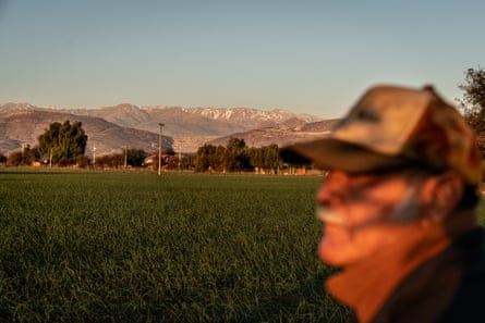 Luis Pérez Orostegui on his farm