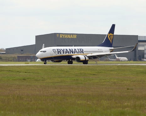 Aereo Ryanair all'aeroporto