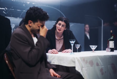 Archie Backhouse as Louis and Breffni Holahan as Susan in The Waves