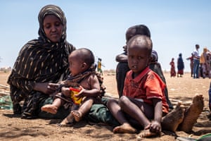 Neema Abdi with her children