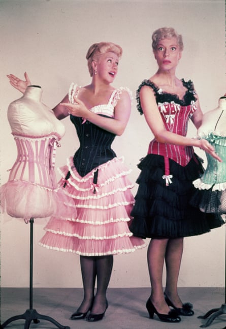 Carol Channing, right, with Ginger Rogers in First Traveling Saleslady, 1956.