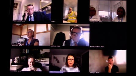 Screengrab of zoom meeting