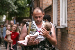 “Throughout my career I’ve covered many difficult stories, Beslan remains the biggest psychological trauma I have experienced. It began when gunmen took control of a school and seized 1,000 hostages. On the second day, the gunmen freed some women and babies. I think the sense of hope captured in that image was the reason it was printed all over the world. The hope did not last. Security forces stormed the building and the siege ended in a chaotic gun battle with 330 hostages killed