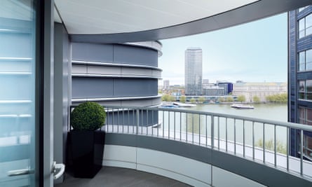 Balcony view from the Bankhouse development designed by Norman Foster