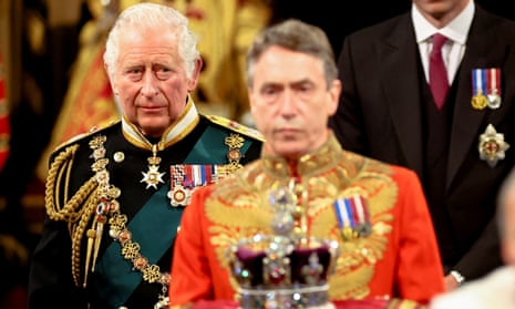 Prince Charles during the state opening of parliament at the Palace of Westminster on Tuesday.