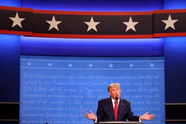 Trump Stuck Fighting The 2016 War As Biden Comes Out On Top Us News The Guardian