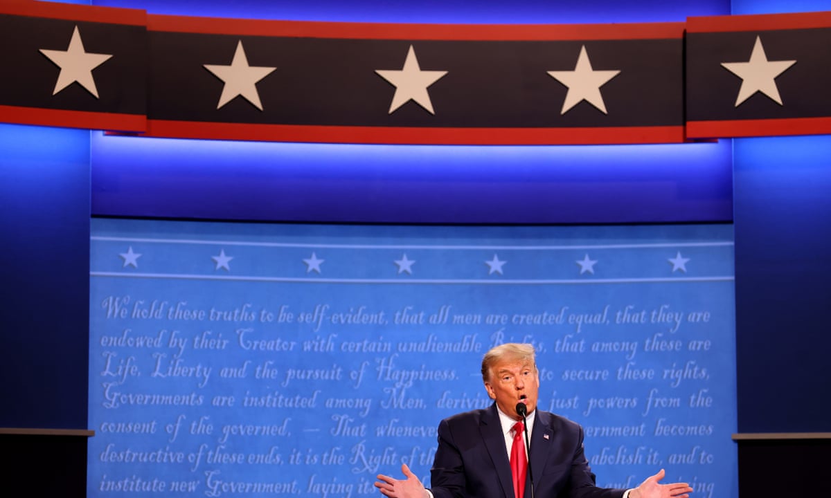 Trump Stuck Fighting The 2016 War As Biden Comes Out On Top Us News The Guardian