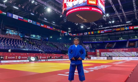 Kinaua Biribo at the Kazan Grand Slam in Russia