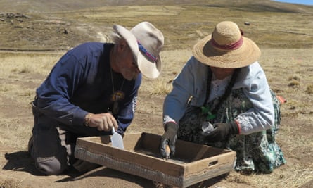 Archaeological digs at the Wilamaya Patjxa site in Peru revealed a woman buried with hunting tools.