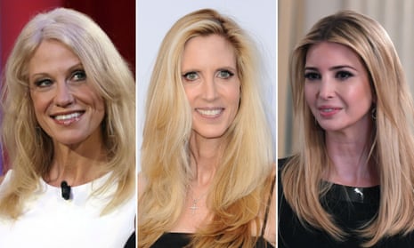 Kellyanne Conway, Ann Coulter and Ivanka Trump.