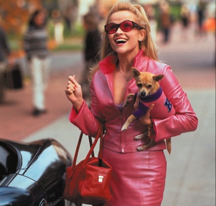 Reese Witherspoon in Legally Blonde.