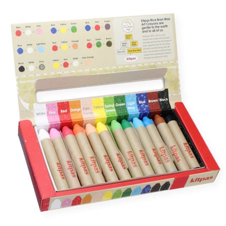 Kitpas Rice bran wax crayons