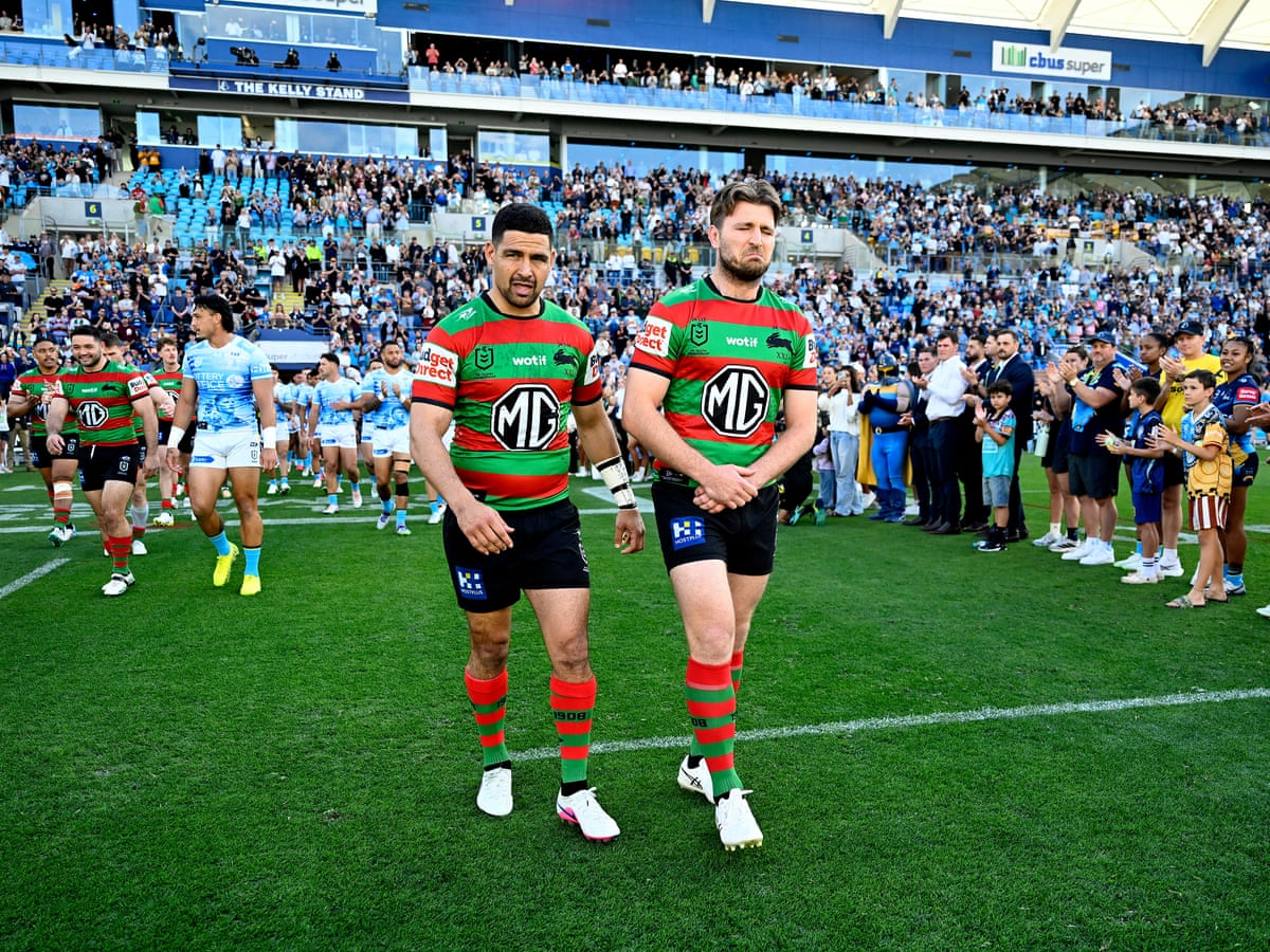 Emotional scenes as Jai Arrow appears for Souths three months after MND diagnosis | NRL | The Guardian