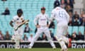 Ollie Pope watches on as Sri Lanka reach their target with ease on day four.