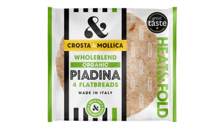 Crosta & Mollica Holeblend organic piadina flatbreads