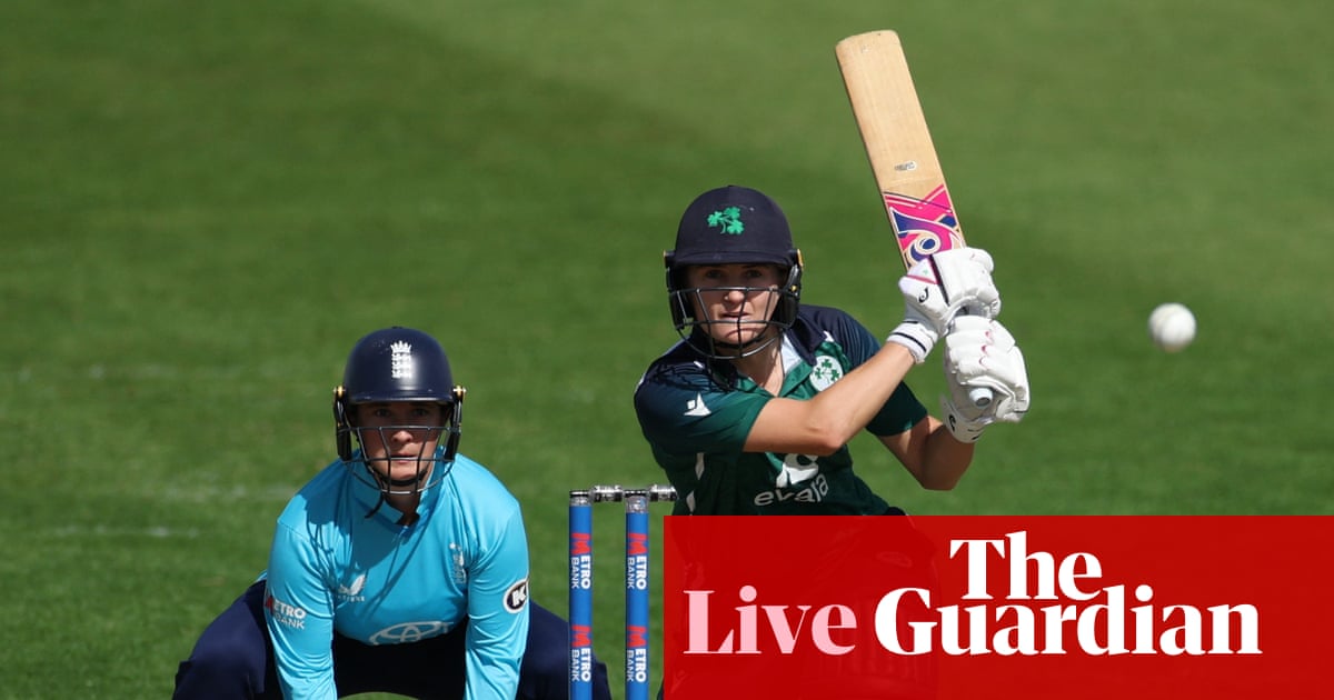 England v Ireland: first women’s cricket one-day international – live
