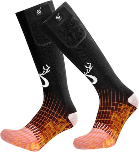 Amazon rechargeable electric heated socks