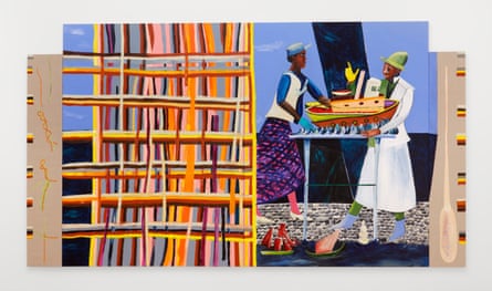 Boatbuilders by Lubaina Himid.
