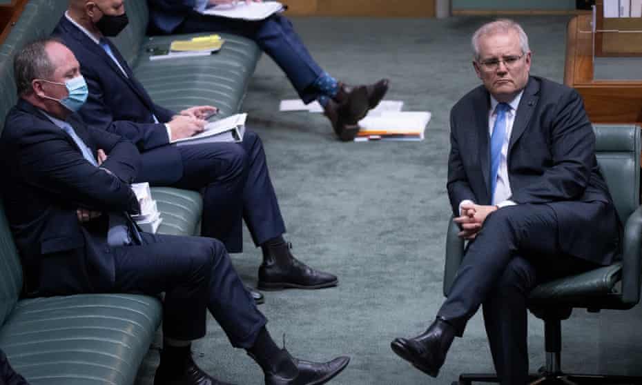 Barnaby Joyce and Scott Morrison