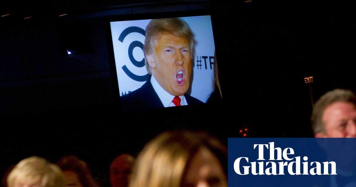 A tuxedoed Trump addresses the room, bravely enduring the nation’s most savage punishment for attacking the free press: a rubber chicken dinner and a few jokes everyone’s too scared to tell.