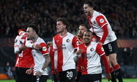 Feyenoord v Roma, Shakhtar v Marseille, Milan v Rennes and more: Europa League clockwatch – live