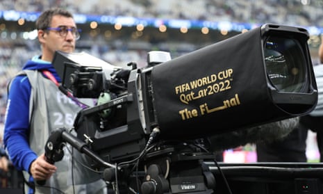 TV camera at the World Cup final