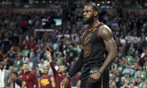 LeBron JamesFILE - In this May 27, 2018 file photo, Cleveland Cavaliers forward LeBron James celebrates a basket against the Boston Celtics during the second half in Game 7 of the NBA basketball Eastern Conference finals, in Boston. President Donald Trump has unleashed a withering attack on James, deriding the intelligence of one of the nation's most prominent African-American men ahead of a rally in the NBA star's home state of Ohio. Trump blasted James after an interview with CNN anchor Don Lemon in which James deemed Trump a divisive figure. Meanwhile, the president's wife, first lady Melania Trump, has offered kind words for the NBA star and his work on behalf of children. (AP Photo/Elise Amendola, File) 3762.jpg?w=300&q=55&auto=format&usm=12&f