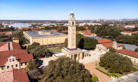 Memorial Tower on LSU campus is a memorial to Louisianans who died in first world war.