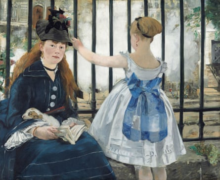 Édouard Manet’s painting The Railway features steam from Saint-Lazare station.