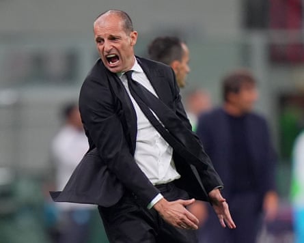 Massimiliano Allegri’s side are level on points with Napoli and Roma
