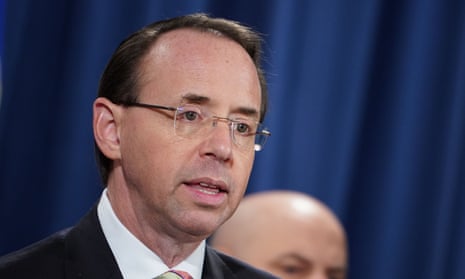 Rod Rosenstein is expected to step down next month.