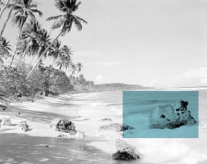 Sara Oscar Pleasant Island (The Pacific Solution) 2017 Courtesy the artist Pleasant Island beach scene