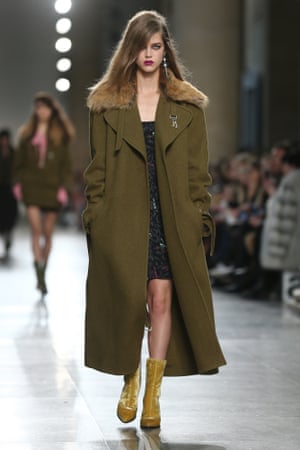 Topshop Unique coat, London fashion week AW16.