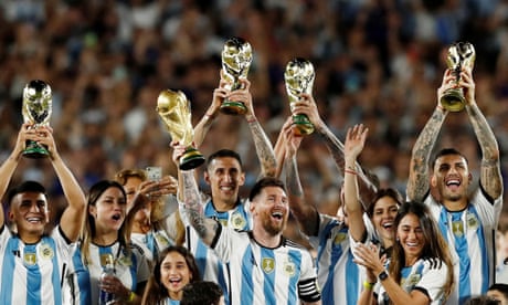 Lionel Messi takes centre stage in Argentina’s organic outpouring of joy | Michael Butler