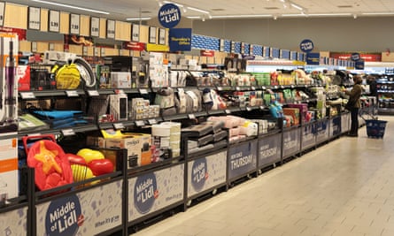 The ‘middle of Lidl’ in Kingston upon Thames, south-west London