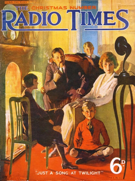 The first Christmas issue of the Radio Times in 1923