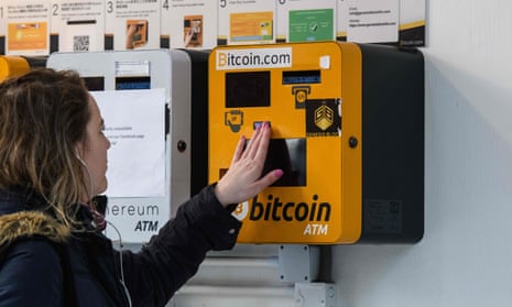 A bitcoin ATM in Hong Kong
