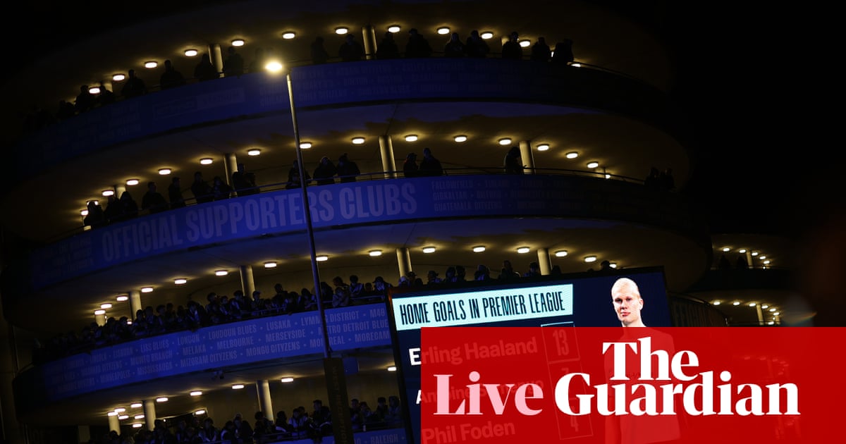 Manchester City v Newcastle: Premier League – live Manchester City v Newcastle: Premier League – live