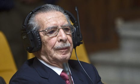 Efraín Ríos Montt, the former dictator of Guatemala